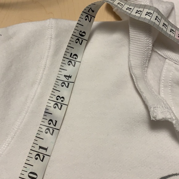 BRAND NEW Soft White Converse Hoodie - Picture 10 of 11